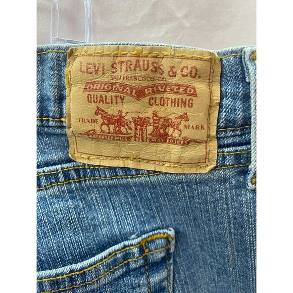 Levi's Relaxed Fit 550 Boot Cut Women's 22W Short 5 Pocket Denim Jeans - Picture 6 of 12